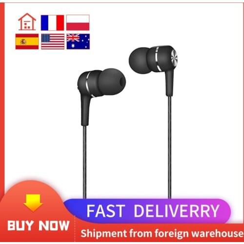 Simple Universal In-ear Headphones Inline Computer Phone With Wheat Headset Wire Headset Bluetooth Earphone V4.2 Stereo