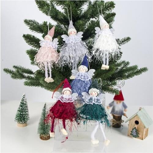 Christmas Elf Faceless Doll Merry Christmas Decorations for Home Angel Ornament Xmas Happy New Year 2022 Noel Navidad 2021 Gift