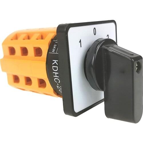 Manual transfer switch 20A 3 poles 3 posiciones 3 to 20 to DC 690 V 20The electric exchange transfer switch on the switch