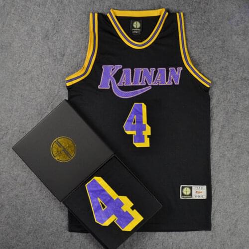 Slam Dunk Hainan High School No.4 Shinichi Maki Cosplay Basketball Vest Jersey