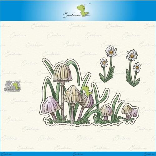 Mushroom grass metal cutting dies 2021 new diy die molds Scrapbooking Paper Making die cuts crafts large die