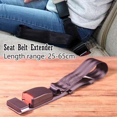 Universal Auto Car Seat Safety Belt Extender Extension Buckle Seat Belts Car Seat Belt Buckle Extender Strap Safety Adult Kids