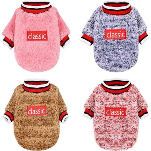 Pet Cat Clothes Winter for Puppy Fleece Dog Clothing For Small Medium Dog Coat Jacket Soft Warm ropa perro chihuahua Sweater 35