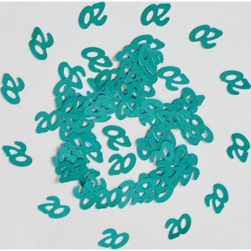 150g Sky Blue Number Digital 13 16 18 20 21 30 40 50 60 70 80 Birthday Table Scatter Happy Birthday Party Confetti Sprinkle