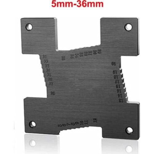 2pcs/set Depth Gauge Height Gauge Precision Metric Measuring Woodworking Carpenter for Electric Circular Saw Engraving Machine