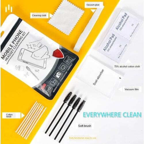 33Pcs/Kit Mobile Phone Cleaning Kit Laptop PC Camera Universal Dust Cleaning Removal Tool Screen Cleaner Cleaning Suits