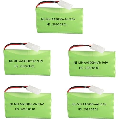 9.6V Ni-MH Battery Tamiya Plug For RC Toys Electric toys security facilities electric toy AA 9.6 V 3000 mah Rechargeable Battery