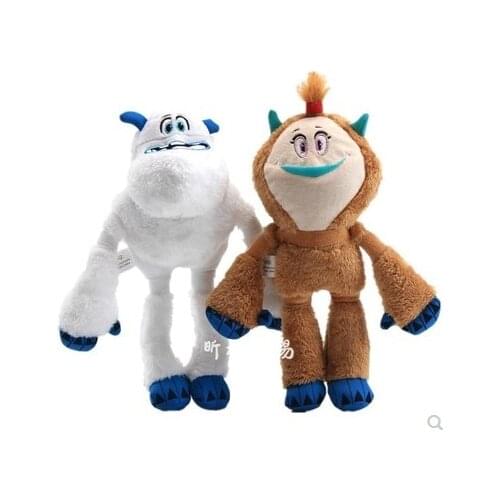 Free Shipping Plush Toy Smallfoot Migo& Kolka And Snowman Soft Plush Toy Stuffed Dolls For Children Birthday gift