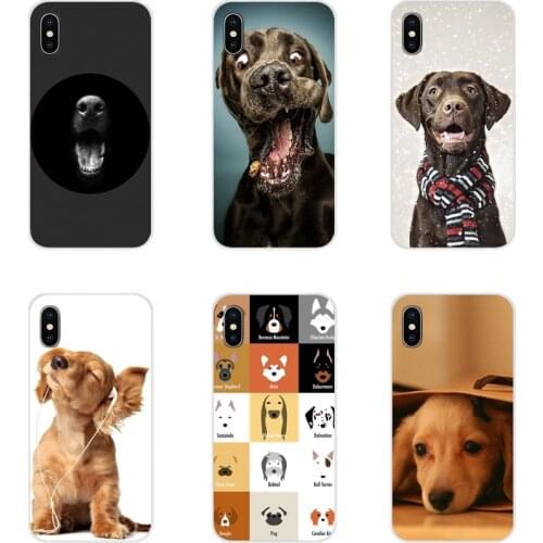 For Motorola Moto X4 E4 E5 G5 G5S G6 Z Z2 Z3 G G2 G3 C Play Plus Hot Sweet fun dog Accessories Phone Shell Covers