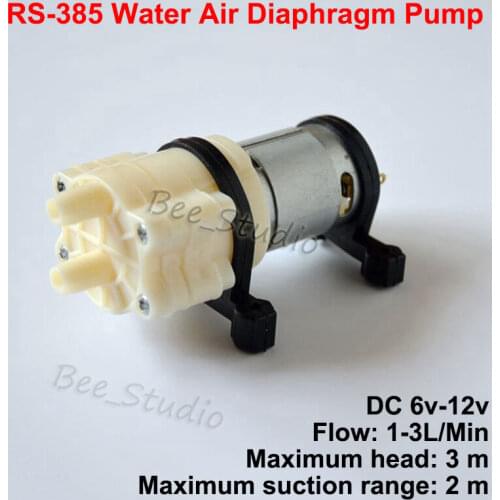 DC 6V-12V Small Mini R385 Diaphragm Pump Suction Tea Table Water Dispenser Pump