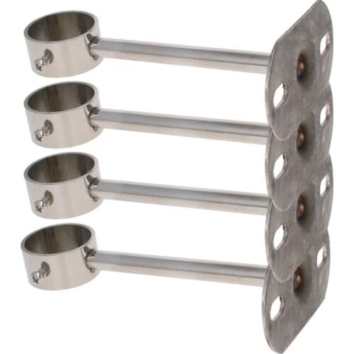 MroMax Tube Holder Bracket Screws Stainless Steel Vibration Light Suitable 25/32mm Tube Pallet Height 100/150/200/250/300/350mm