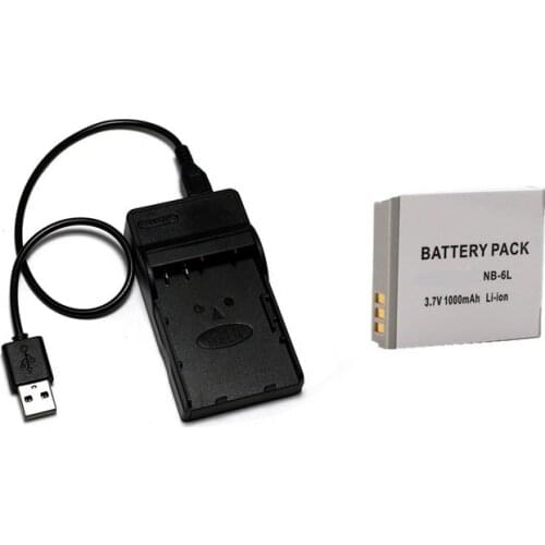 NB-6L NB6L NB-6LH NB6LH Battery+Charger for Canon Powershot SD770 SD980 SD1200 SD1300 SD3500 SD4000 IS D10 D20 D30 SX540 SX710