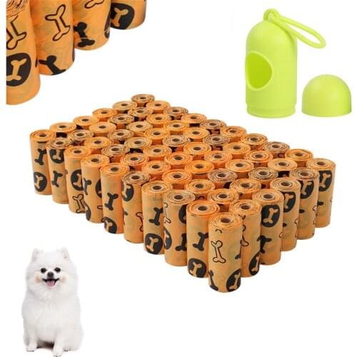Portable Pet Pick Up Pet Supplies Dog Cleaning Supplie Pet Garbage Bag Dispenser Dog Bone Patter Dog Poop Litter Box For Dog Cat