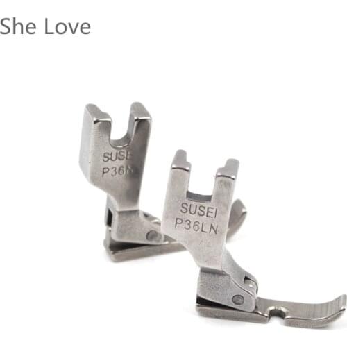 Chzimade Left Right Narrow Hinged Cording Zipper Foot P36LN P36N For Single Needle Industrial Sewing Machine