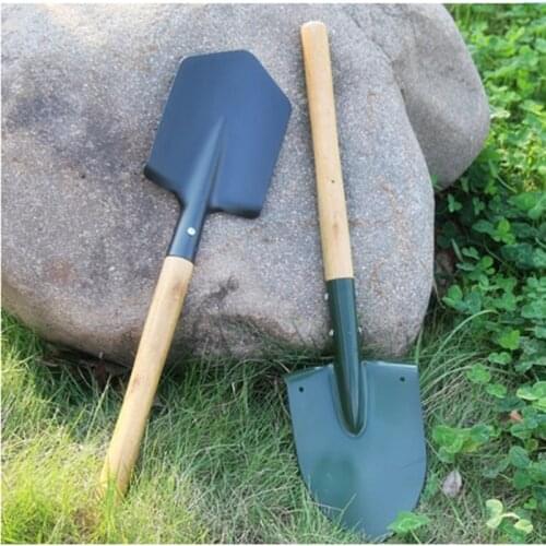 Outdoor Camping Portable Steel Shovel Spade Survival Tool Engineers Garden Shoveling Snow Equipment Self Defense Supplies