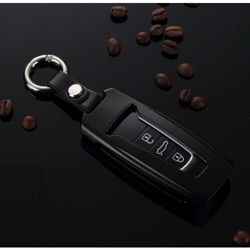 High quality Car Key Cover Shell Key Case Protector Styling Refit Car Accessories For Volkswagen Touareg 2018 2019