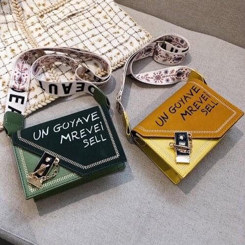 2021 Women Fashion Shoulder Bags New Female Wide Strap Messenger Bag Ladies Handbag Casual Chain Crossbody Bag For Girls