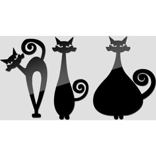 2019 new Large Animal limited time-limited 3d home decoration diy mirror wall stickers acrylic sticker modern