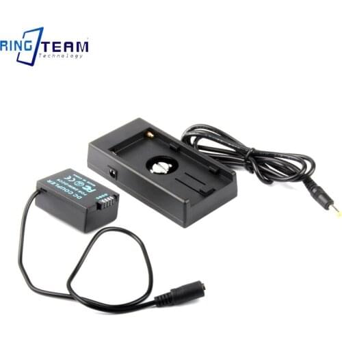 DMC- FZ70 FZ72 FZ100K FZ150 7.2V Digital Camera NP-F970 F750 F550 Battery Holder Gusset DC4017 + Panasonic DCC6 Dummy Battery