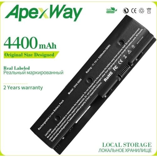 Apexway Battery for HP DV4-5000 DV6-7000 DV6-8000 DV7-7000 672326-421 672412-001 HSTNN-LB3P HSTNN-LB3N HSTNN-YB3N DV4-5000 MO06