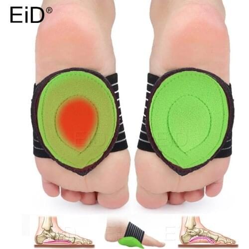 EiD High quality EVA Foot Arch Support Plantar Fasciitis Heel Pain Aid Foot Run-up Pad Feet Cushioned Cushioned Shoes Insole