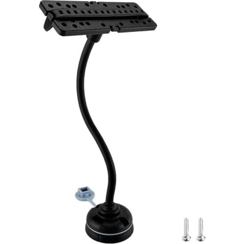 ELOS-Fish Finder Mount Base,360 Degree Rotation Fish Finder Holder Universal Mount Base GPS Plate Rotating Boat Supporter