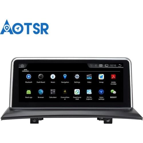 Aotsr Android 4.4 Car GPS Navigation NO DVD Player Headunit For BMW X3 E83 (2004-2010) 1 Din Radio Multimedia Stereo Bluetooth
