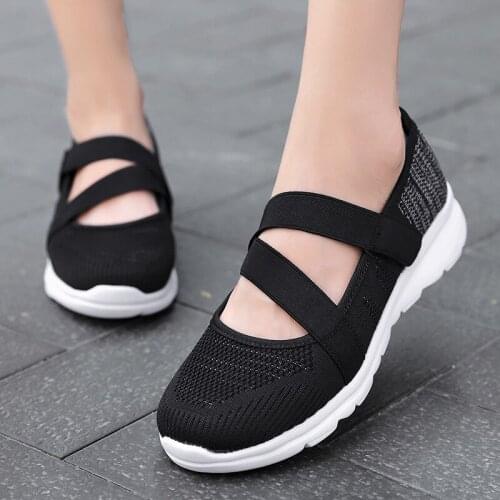 Fashion Women Sneakers Casual Shoes Woman Mesh 2020 Summer Shoes Breathable Trainers Ladies Basket Femme Tenis Shose Women