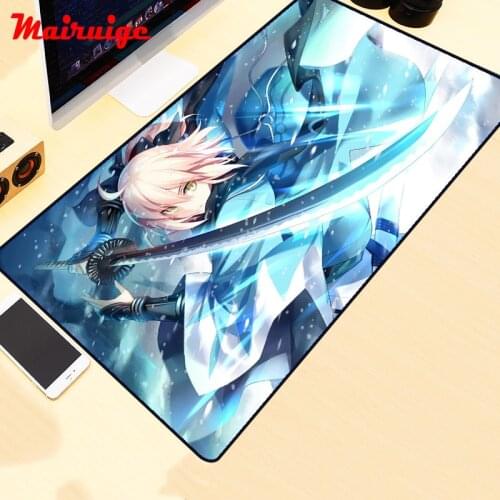Mairuige Girl with Knife 40x90 Extra Large Mouse Pad Gaming Accessories XXL PC Laptop Desk Mat Gamer Computer Keyboard Mousepad