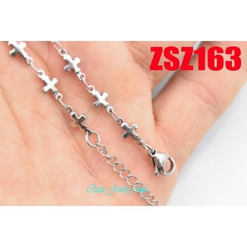 Small cross shape stainless steel brace lace fashion bracelet fashion jewelry 20pcs ZSZ163