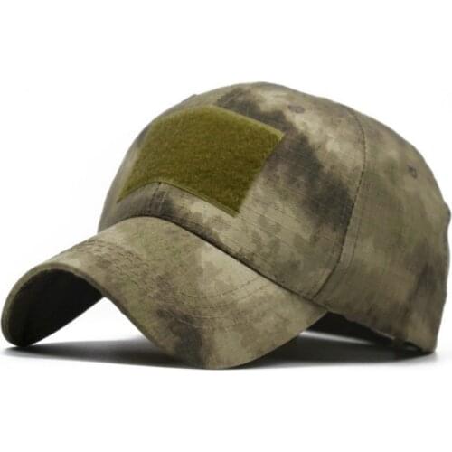Men Tactical Camouflage Military Fan Baseball Cap Simple Sunshade Adjustable Snapback Hat Outdoor Hunting Cap