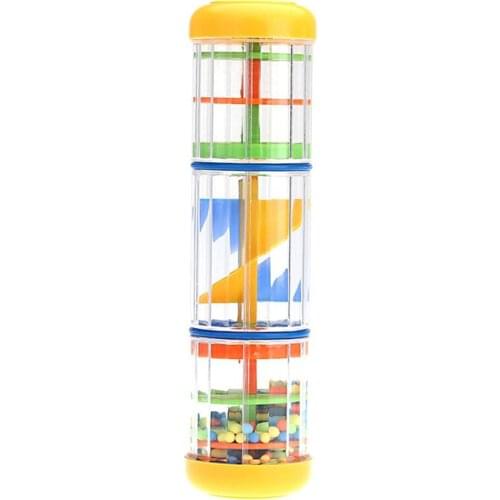 Rain Sound Maker Spiral Tube Toddler Kids Party Music Percussion Instrument Toy
