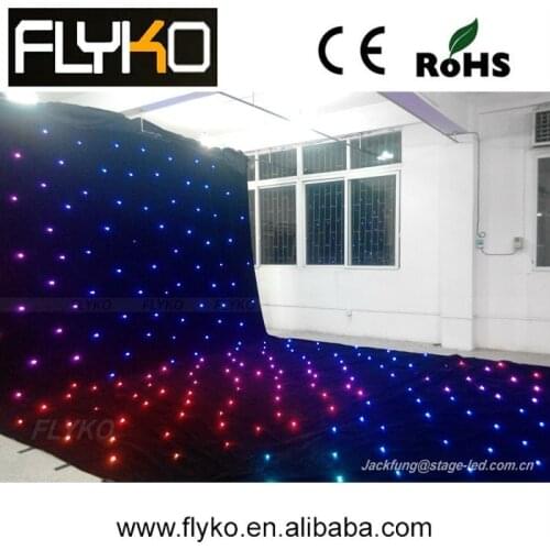 New products flash led light exterior video wall stage equipment led stage curtain light led curtain