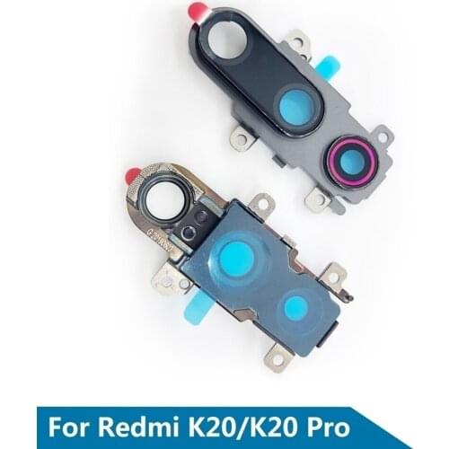 New Housing Back Rear Camera Glass Lens With Cover Frame Holder For Xiaomi Mi 9T / Mi 9T Pro / Redmi K20 / K20 Pro