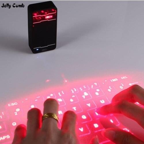 Jelly Comb Portable Laser Projection Keyboard Bluetooth Keyboard Laser Keyboard With Mouse Function For Tablet Computer Notebook
