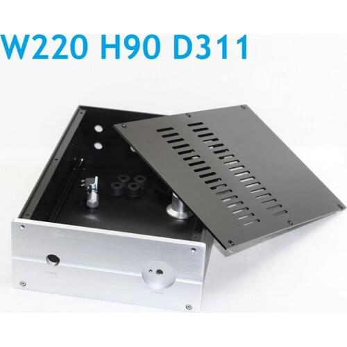 Size W220 H90 D311 Preamp / all aluminum power amplifier case / headphone amplifier case JC229-5