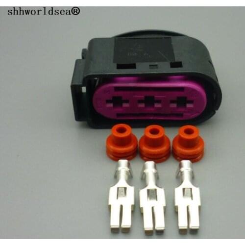 Shhworldsea fuse Box plug 3 Pin female connector for Beetle Bora Golf MK4 A3 TT Octavia Seat Leon Toledo 1J0937773 1J0 937 773
