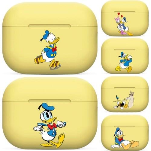 Donald Duck Silicone Case For AirPods Pro 3 Case Cover Coque Wireless Bluetooth Headphones Cover On AirPods Pro Funda comic
