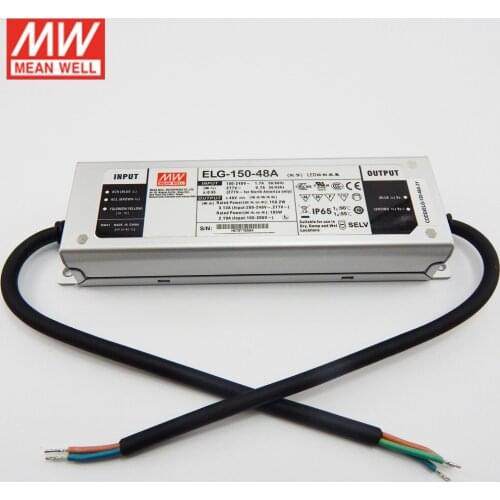 MEAN WELL ELG-150-48A-3Y 150W 3.13A 48V Adjustable LED driver 110V/220V AC to 48V DC waterproof IP65 Meanwell LED Power Supply