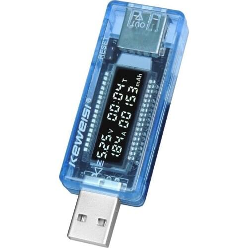 Hot Worldwide USB Volt Current Voltage Doctor Charger Capacity Tester Meter Power Bank