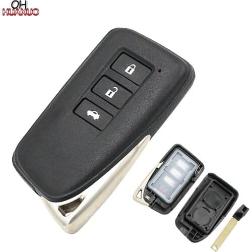 3 Buttons Smart Remote Car Key Case Fob Shell for LEXUS IS/ES250 NX200 GS300
