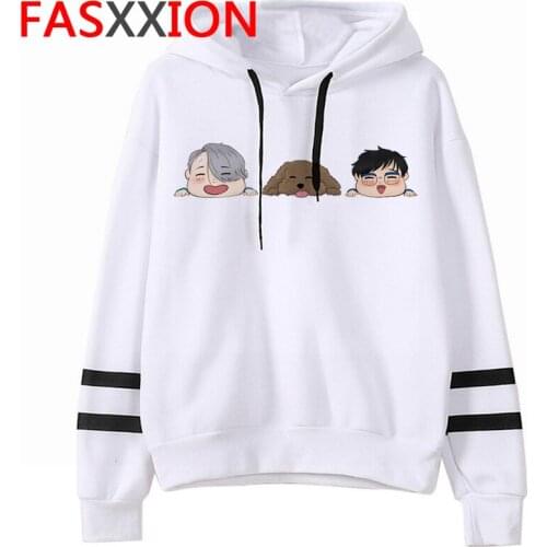 Yuri on Ice hoodies men hip hop y2k aesthetic Oversized men sweatshirts Oversized