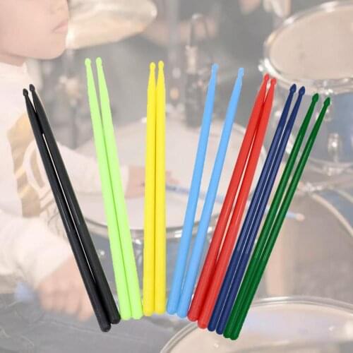 1 Pair Drum Stick Lightweight Granule Handle Water Drop Type Head Professional Nylon Drumstick for Drummer