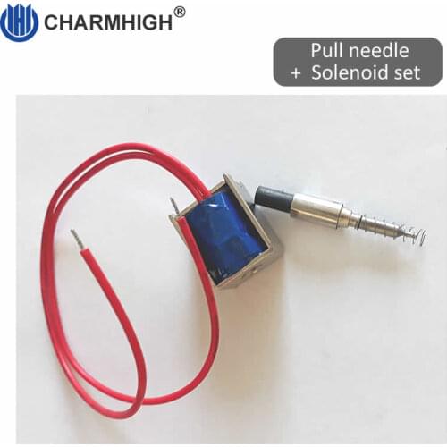 3pcs/set pull needle with solenoid coil for Charmhigh SMT Pick and Place Machine, pull pin, spring, solenoid for pin, SMT parts