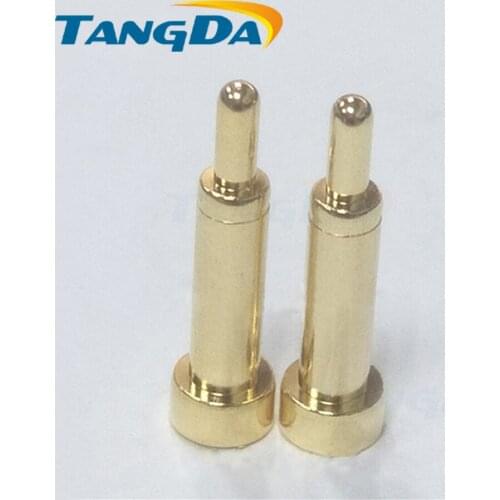 6*22mm Pogopin thimble battery female connector contacts the needle gold-plated copper needle conducting needle no springs