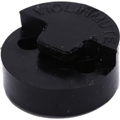 Black Acoustic Rubber Violin Mute Fiddle Silencer For Violin Sourdine Tools