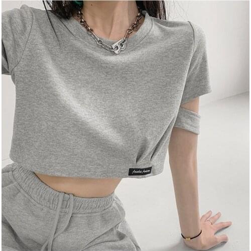 Женские однотонные футболки Estceque China At AliExpress