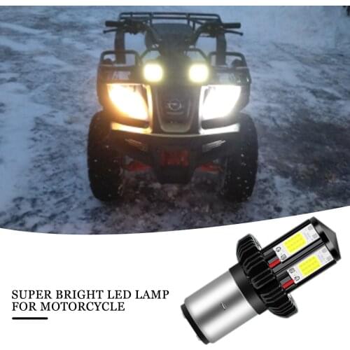 Motorcycle Headlight LED BA20D H4 Bulb Hi Lo Beam Moto LED Motorcycle Headlight Lamp Motorbike Equipments Parts Lamps New 2021