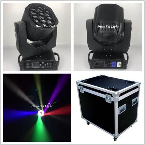 Flycase) 4pcs Bee Eye Beam 7x15w rgbw 4in1 moving head dj beam lyre zoom moving head