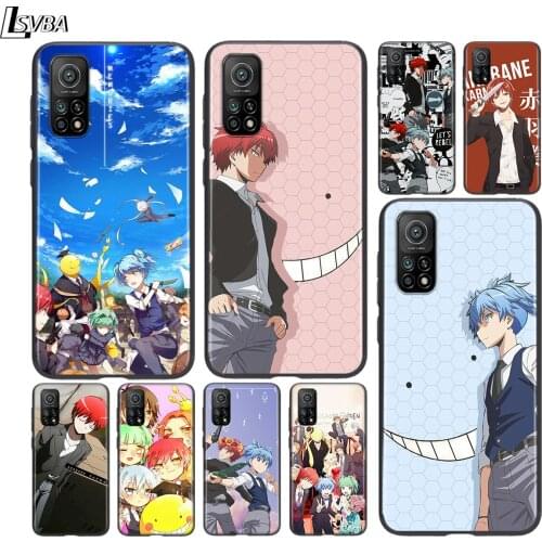 Assassination Classroom For Xiaomi Mi Poco F1 F2 X2 X3 M2 M3 Pro NFC 10T Pro Lite Note 10 Pro Mix 3 6 5 Black Phone Case